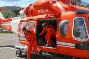 浙江溫州率全省之先開展航空應急救援隊人機合訓